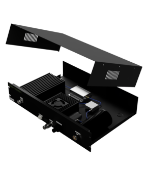 Werbel rack mount assemblies